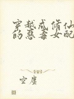 穿越成修仙文中的恶毒女配的小说