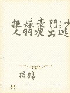 拒嫁豪门:少夫人99次出逃