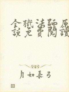 全职法师原著小说免费阅读