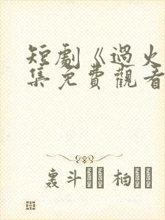 短剧《过火》全集免费观看