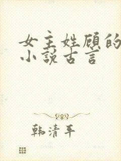 女主姓顾的重生小说古言