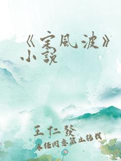 《定风波》原著小说