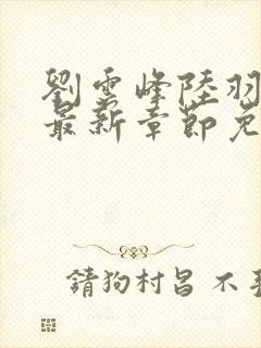 刘云峰陆羽小说最新章节免费阅读