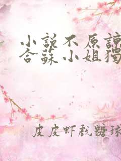 小说不原谅不复合苏小姐独美全文免费阅读