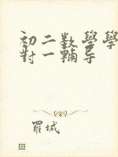 初二数学学习一对一辅导