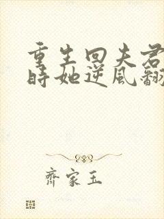 重生回夫君大婚时她逆风翻盘演员表