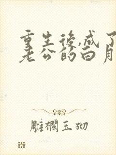 重生后,成了渣老公的白月光下载全文