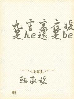 九霄寒夜暖结局是he还是be