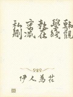 私密教学韩漫无删减在线观看