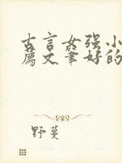 古言女强小说推荐文笔好的