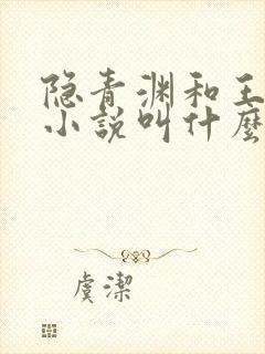 隐青渊和王妩的小说叫什么