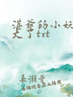 湛爷的小妖精长大了txt