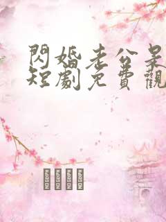 闪婚老公是大佬短剧免费观看完整版