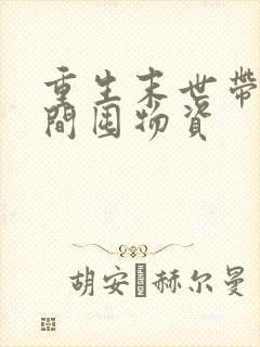 重生末世带上空间囤物资