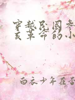 穿越民国参加辛亥革命的小说