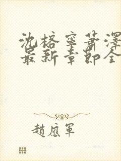 沈榕宁萧泽小说最新章节全文阅读