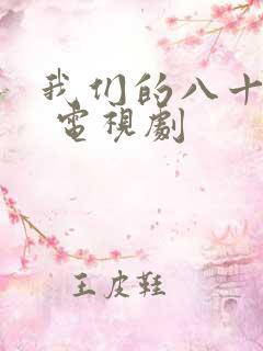 我们的八十年代 电视剧