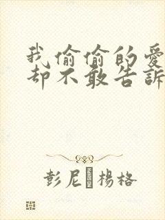 我偷偷的爱上你却不敢告诉你歌词