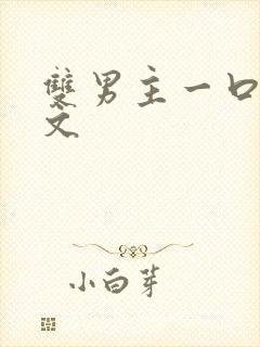 双男主一口气推文