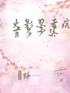 火影忍者疾风传有多少集