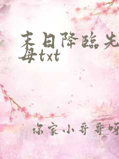 末日降临先杀圣母txt