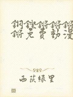 钢铿锵锵锵锵锵锵免费动漫