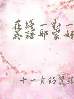 在线一对一外教英语哪家好