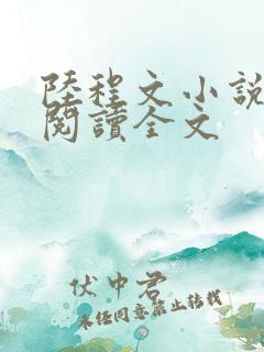 陆程文小说免费阅读全文