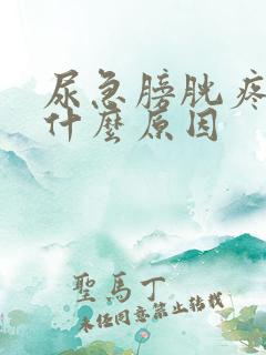 尿急膀胱疼痛是什么原因