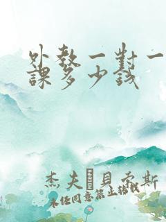 外教一对一口语课多少钱