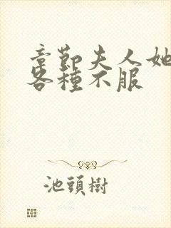 章节夫人她专治各种不服