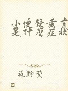 小便发黄有泡泡是什么症状