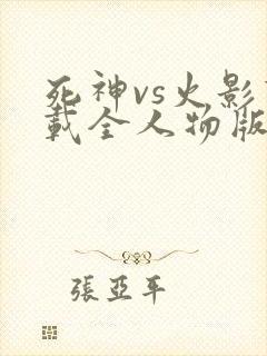 死神vs火影下载全人物版
