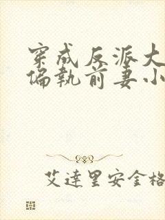 穿成反派大佬的偏执前妻小说