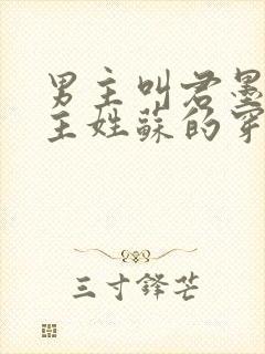 男主叫君墨寒女主姓苏的穿越小说