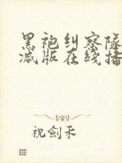 黑袍纠察队未删减版在线播放