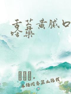 舌苔黄腻口苦吃啥药