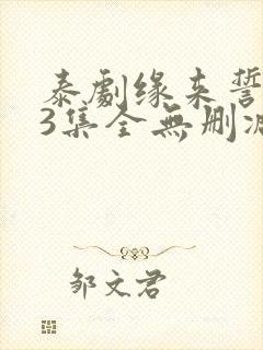 泰剧缘来誓你13集全无删减