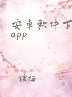 安卓软件下载的app