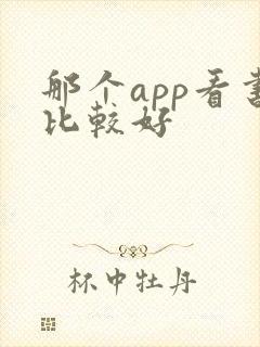 那个app看书比较好