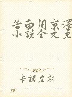 告白周京泽许随小说全文免费阅读全文