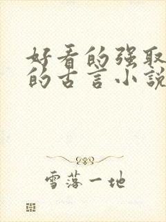 好看的强取豪夺的古言小说