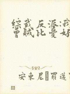 综武反派:我和曹贼比爱好