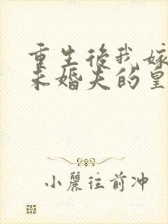 重生后我嫁给了未婚夫的皇叔小说