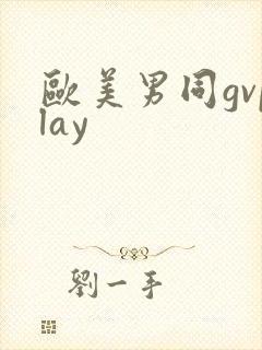 欧美男同gvplay