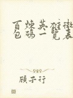 百炼英雄微信礼包码一览表