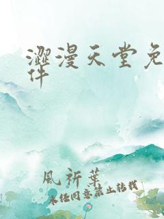 涩漫天堂免费软件