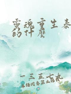 灵魂重生泰剧讲的什么