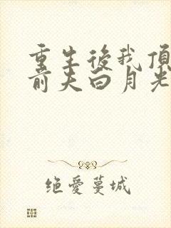 重生后我顶替了前夫白月光纪琛