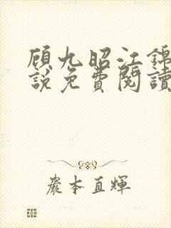 顾九昭江锦禾小说免费阅读最新章节